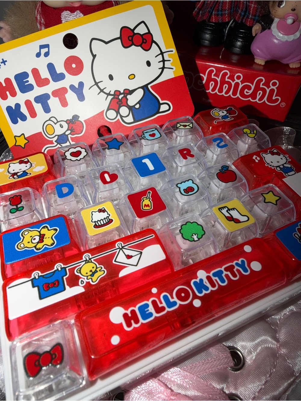 🫧❤️Hello kitty keycap fidget keychain❤️🫧